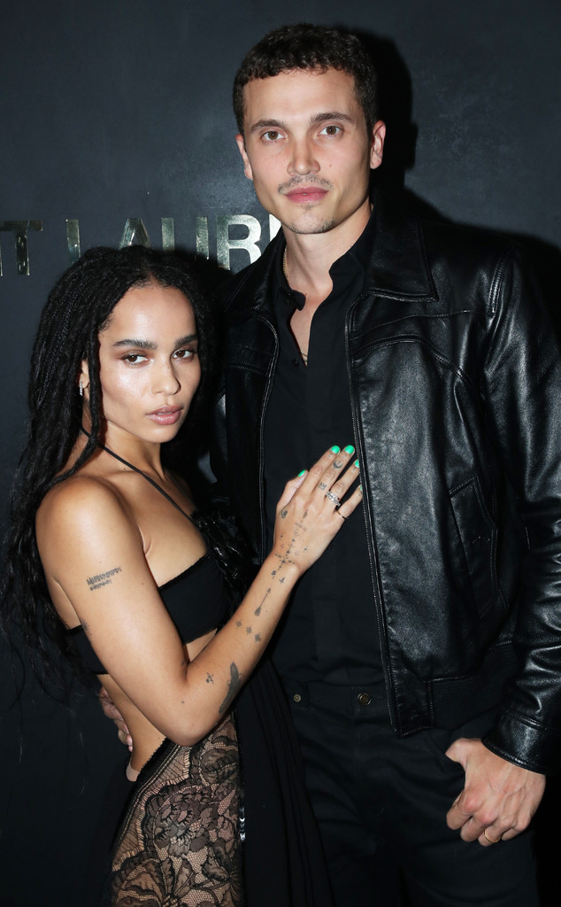 Zoë Kravitz & Karl Glusman Make Their Newlywed Red Carpet Debut - E
